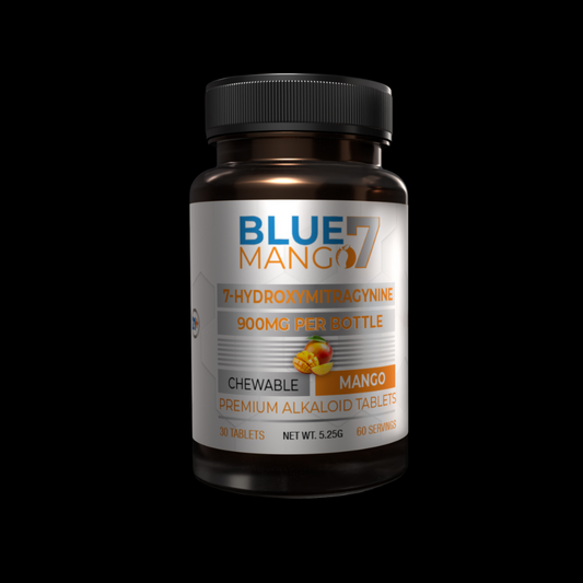 Mango 7-Hydroxy 30 Count Bottle